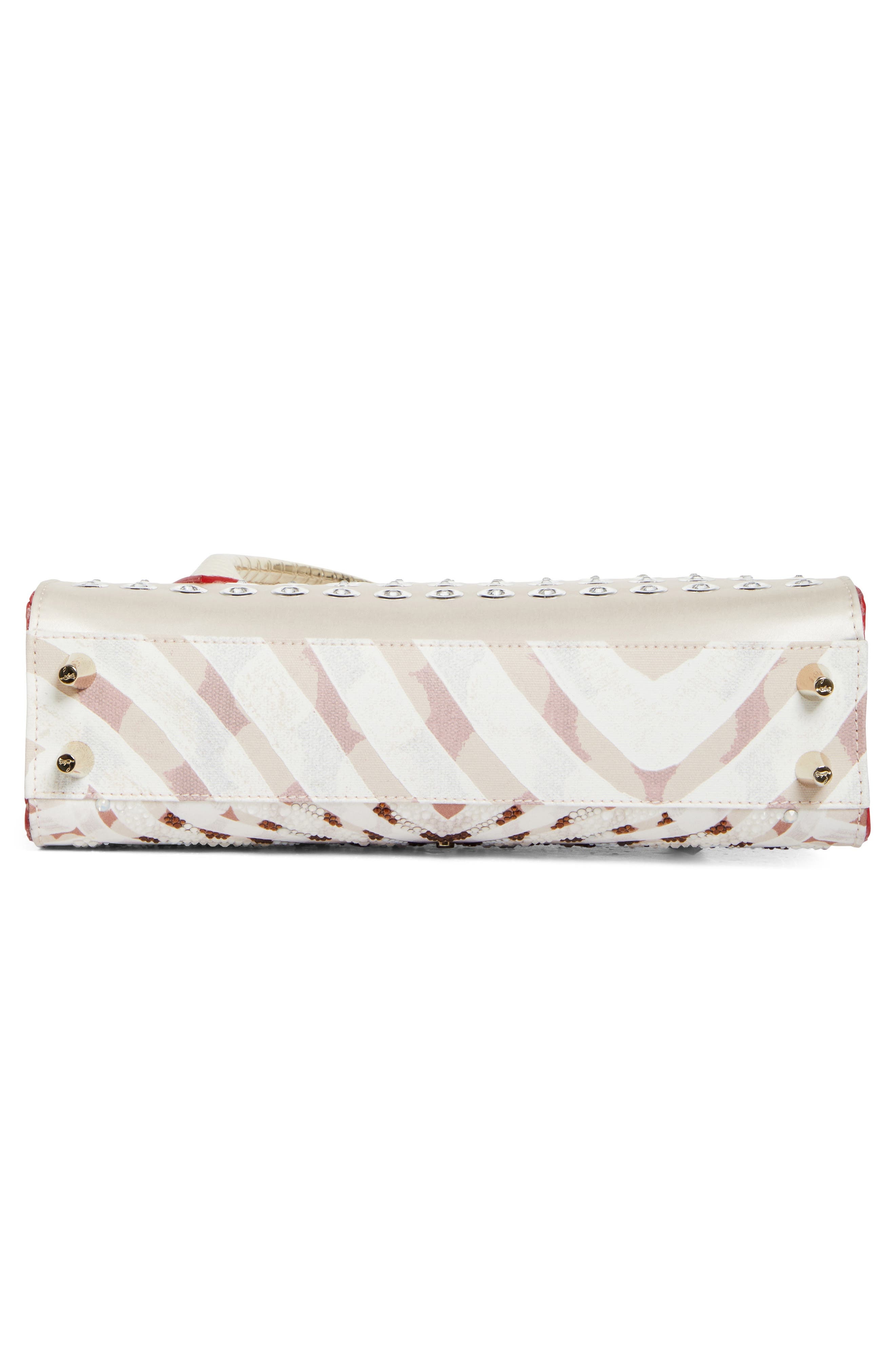 Christian Louboutin Eloise Gaagal Grommets Baguette Bag in Multi Leche at Nordstrom - 7