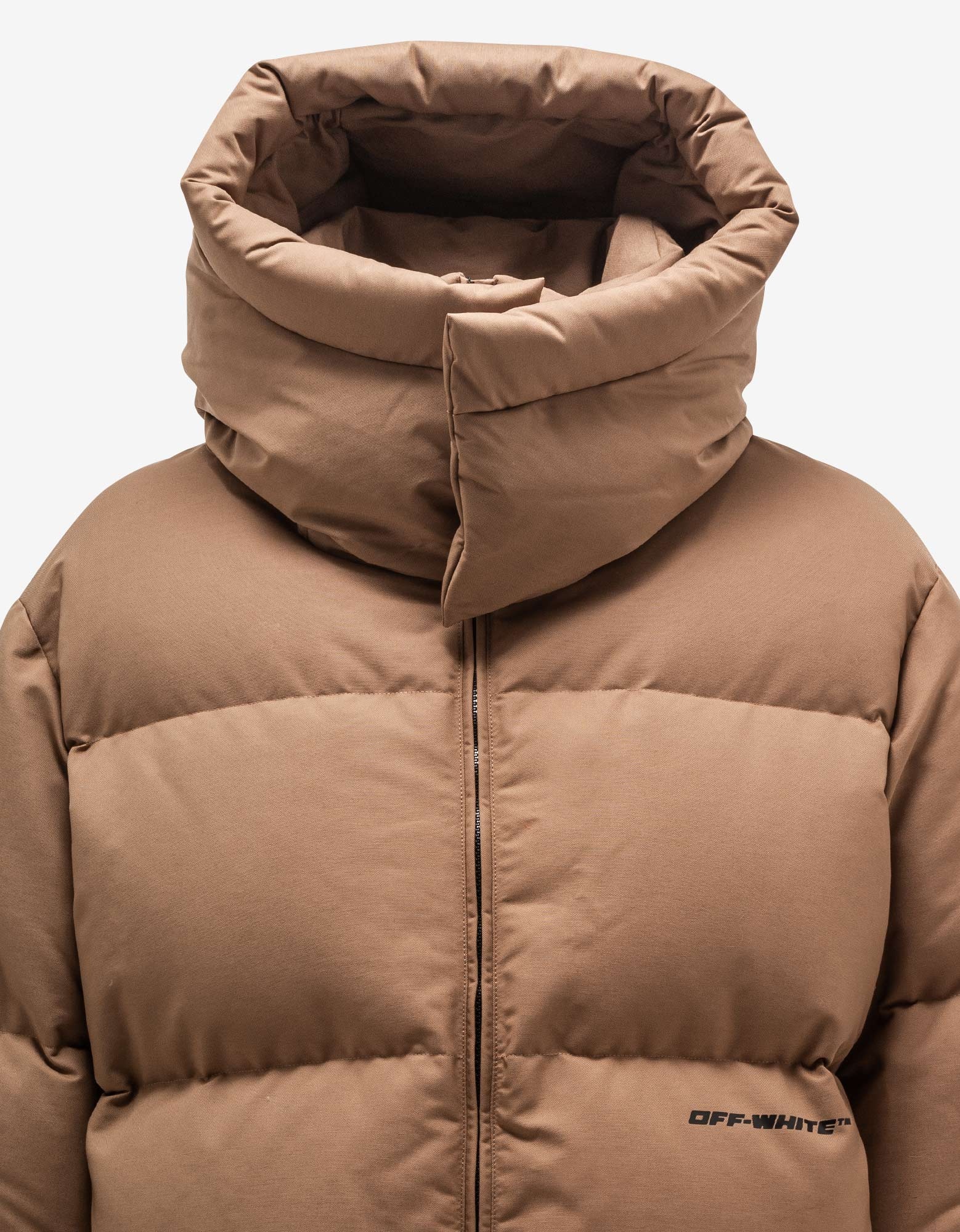 Camel OW Race Canvas Down Puffer Jacket - 5