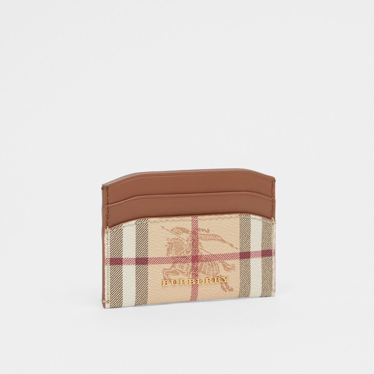 Haymarket Check E-canvas and Leather Card Case - 4