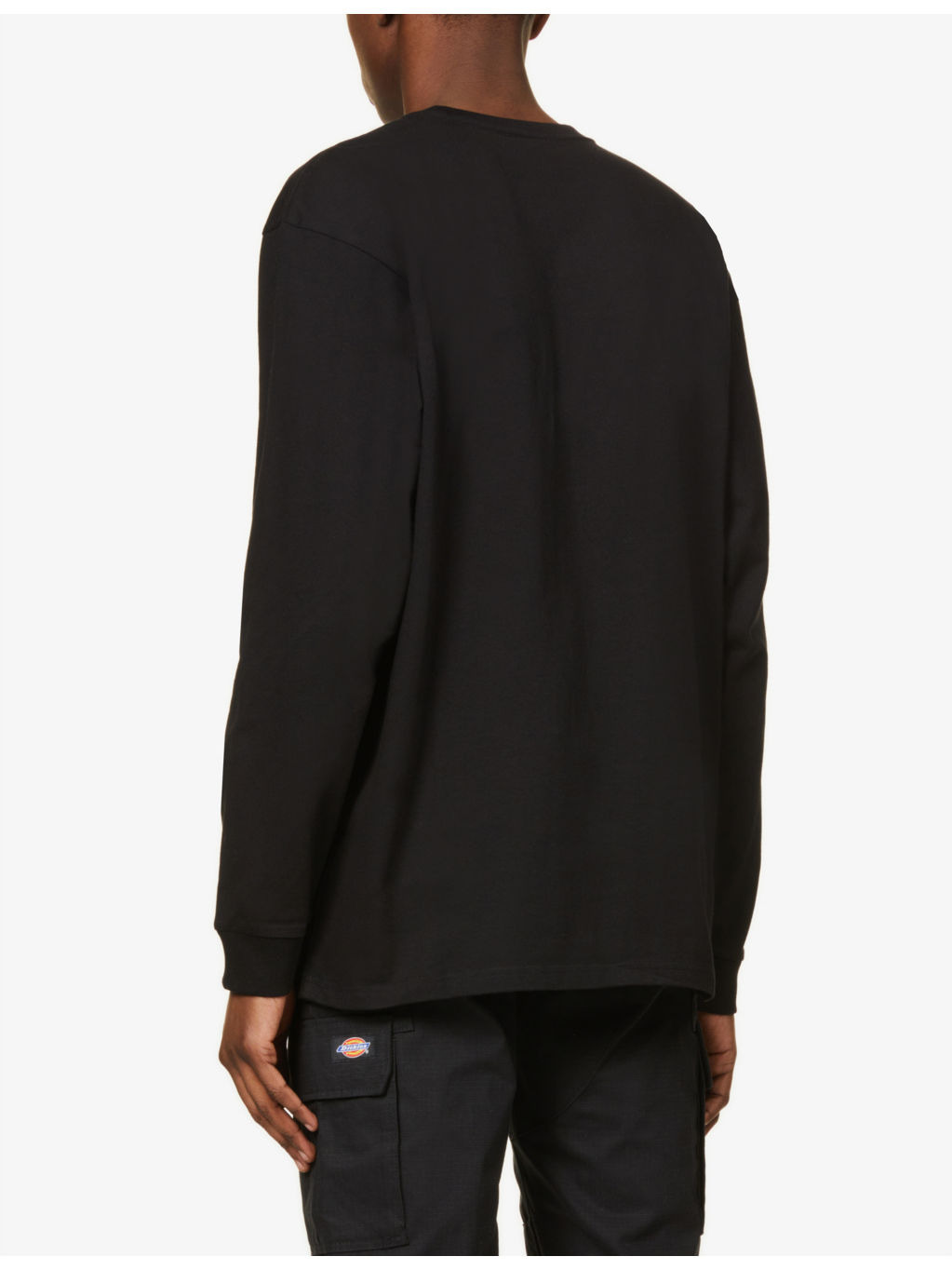 Chase logo-embroidered cotton-jersey T-shirt - 4