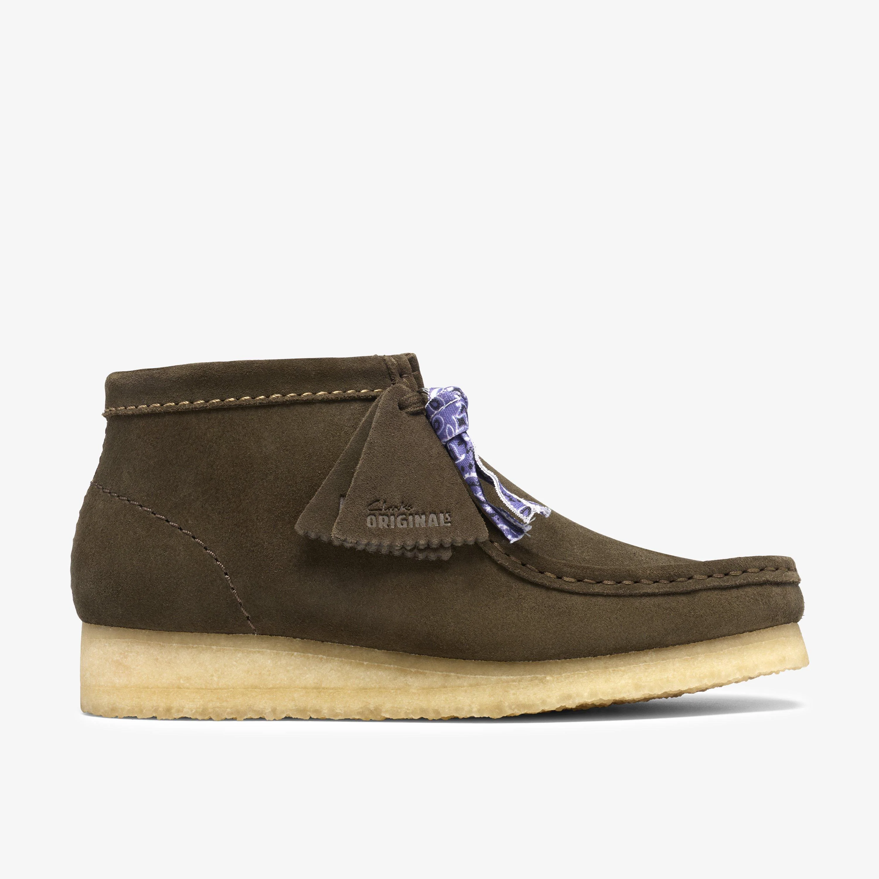 Wallabee Boot Dark Olive Suede - 1