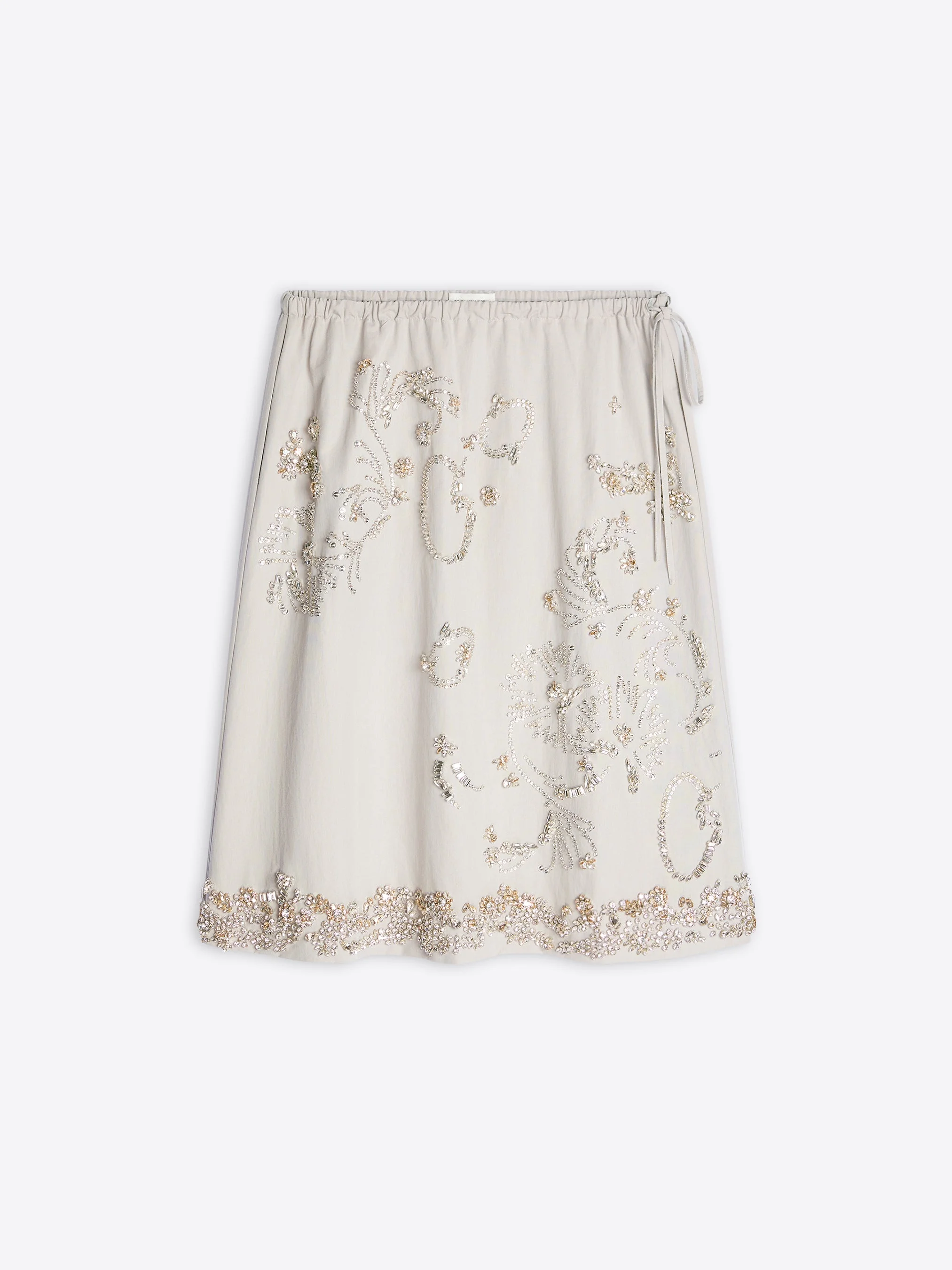 EMBROIDERED COTTON SKIRT - 1