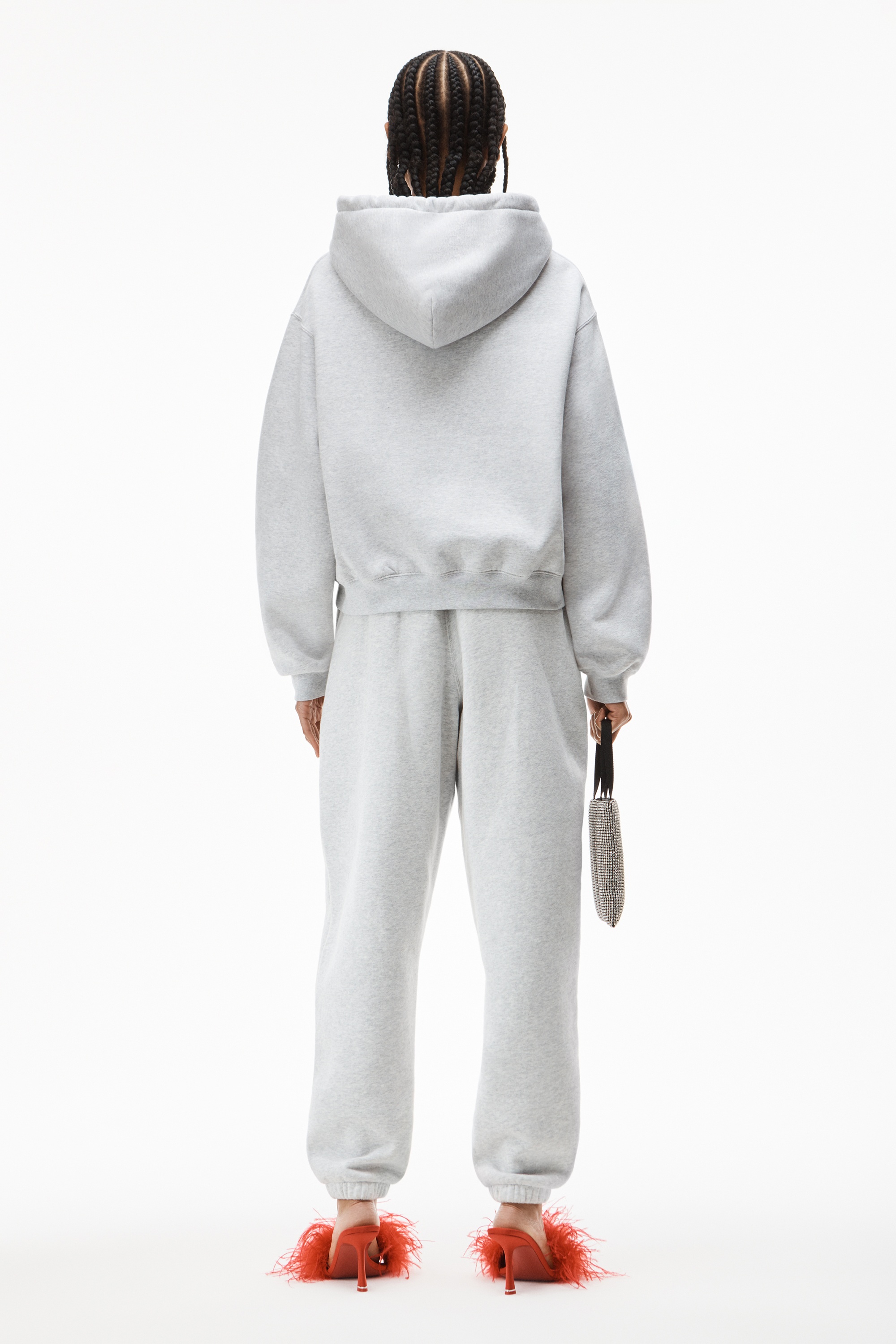 PUFF LOGO HOODIE IN STRUCTURED TERRY - 4