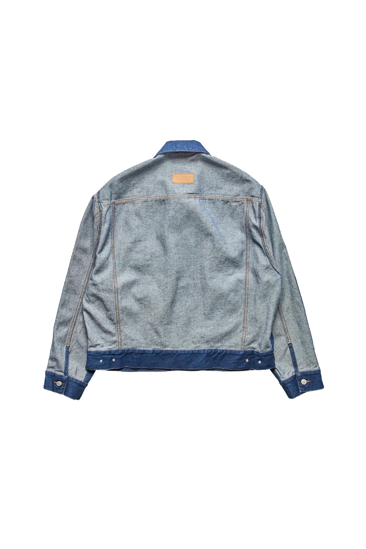 MM6 Split Reversed Denim Jacket - 2