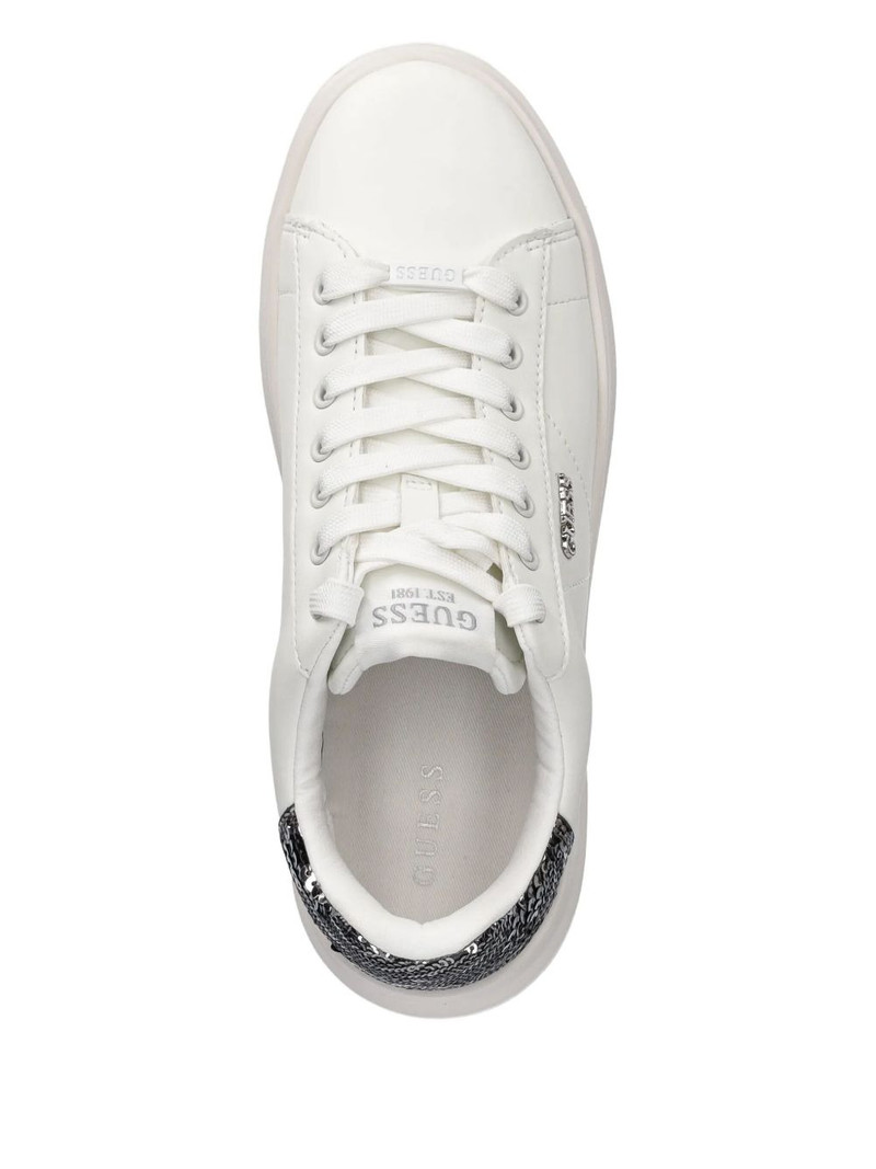 Elbina leather sequin-heel sneakers 3