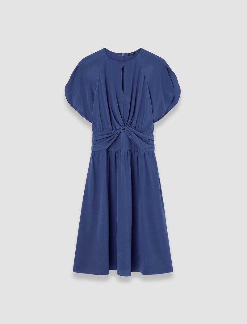 Lowri Crepe de Soie Knot 실크 드레스 1