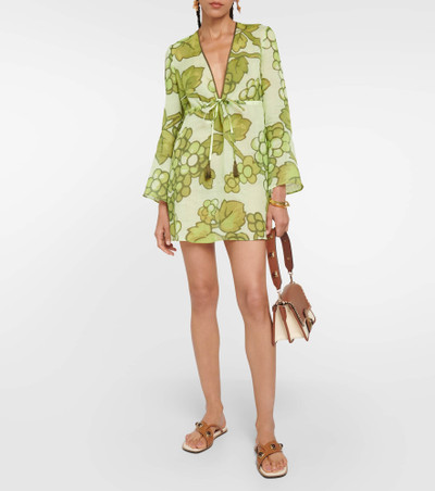 Etro Printed ramie tunic outlook