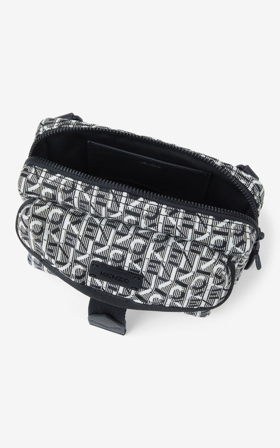 Courier jacquard mini crossbody bag - 7