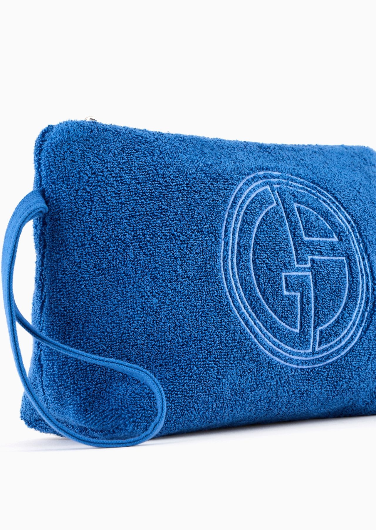Cotton terry clutch bag - 4