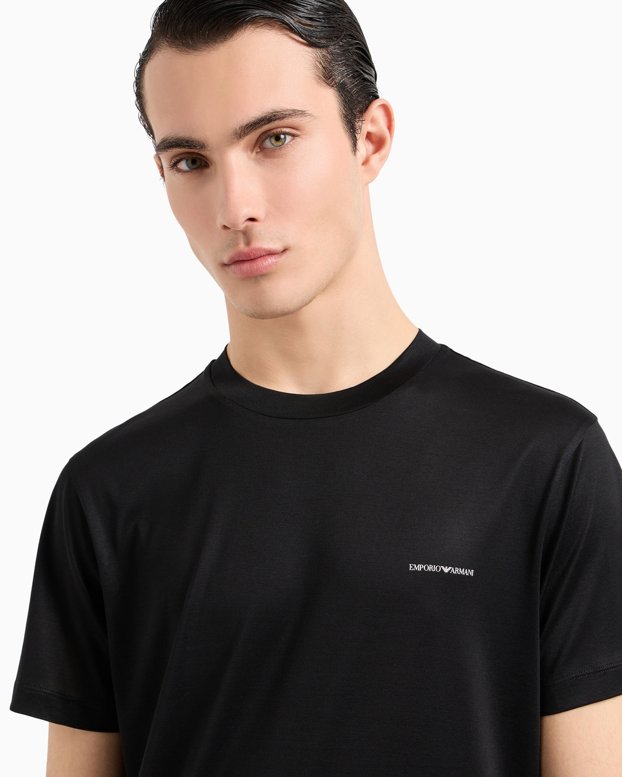 Lyocell-blend jersey T-shirt with ASV micro logo lettering - 5