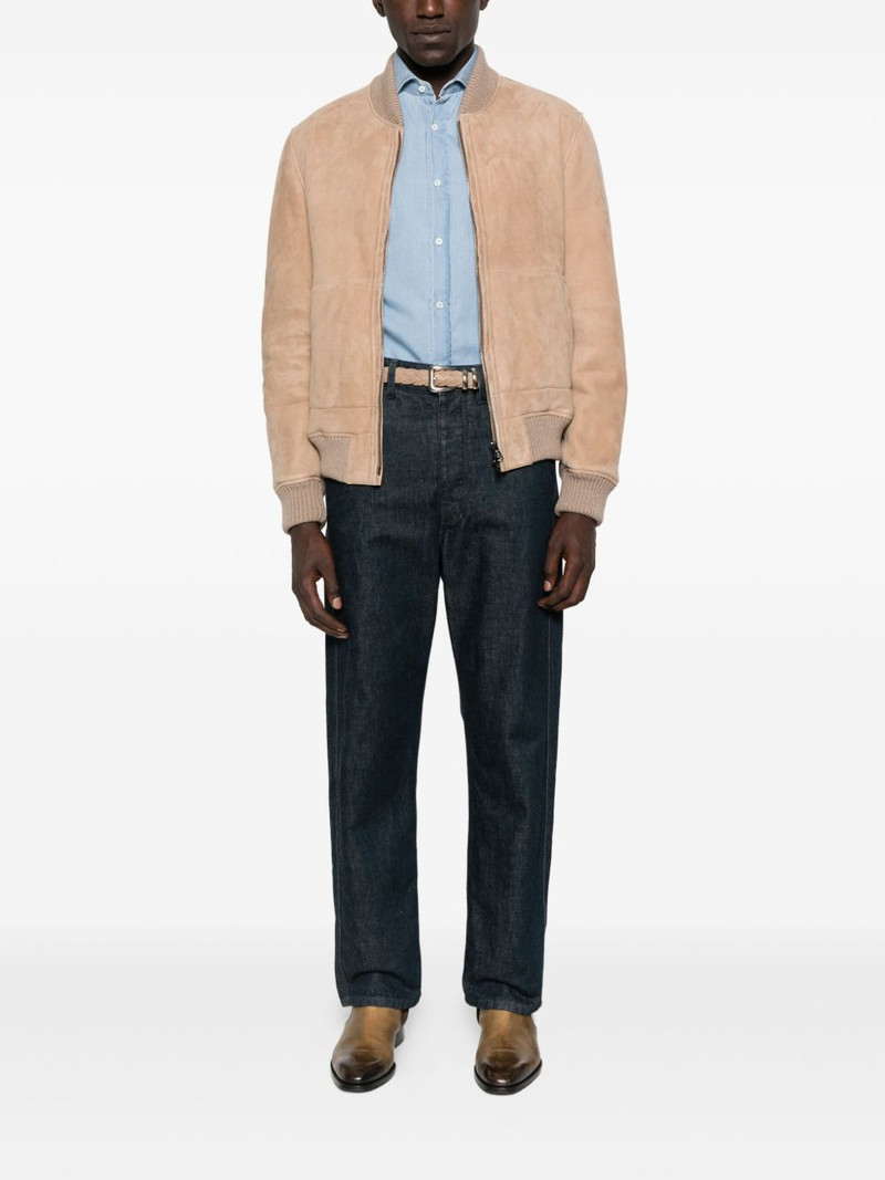 Brunello Cucinelli denim long-sleeved shirt outlook