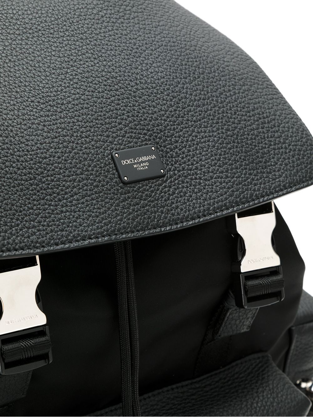 buckled calf leather backpack - 4