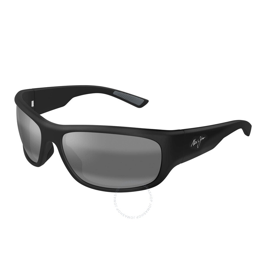 Maui Jim Ma'ukele Neutral Grey Wrap Men's Sunglasses 682-02 64 - 1