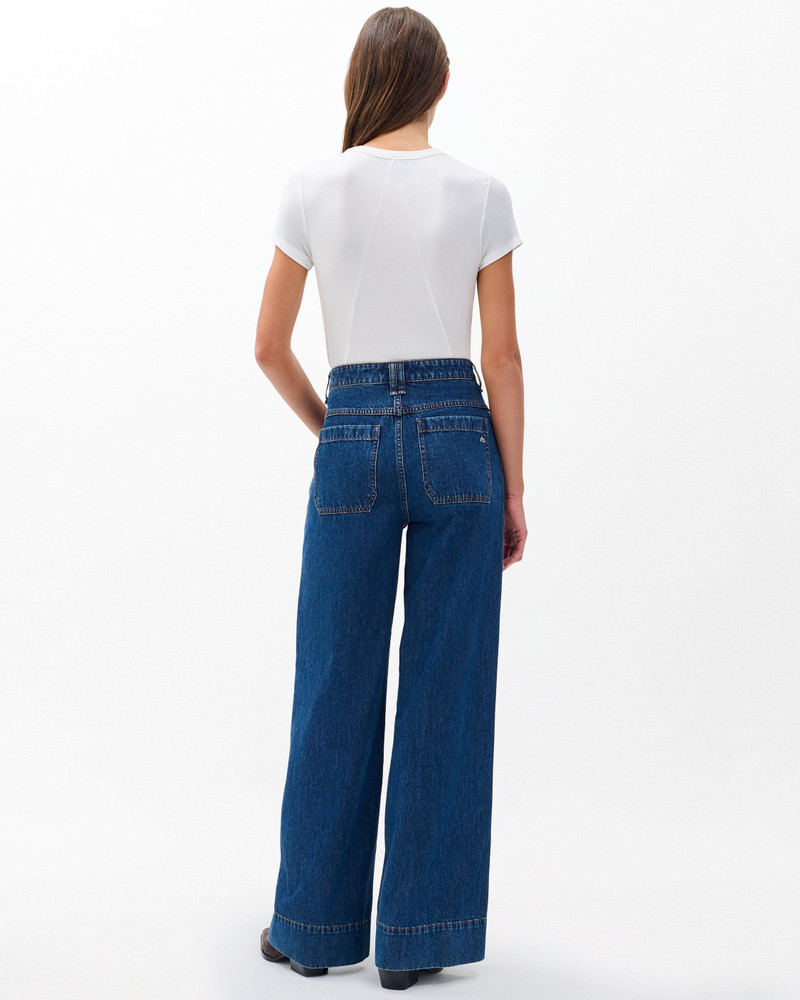 Selah Wide-Leg Jeans Lightweight Rigid in Kennmore 5