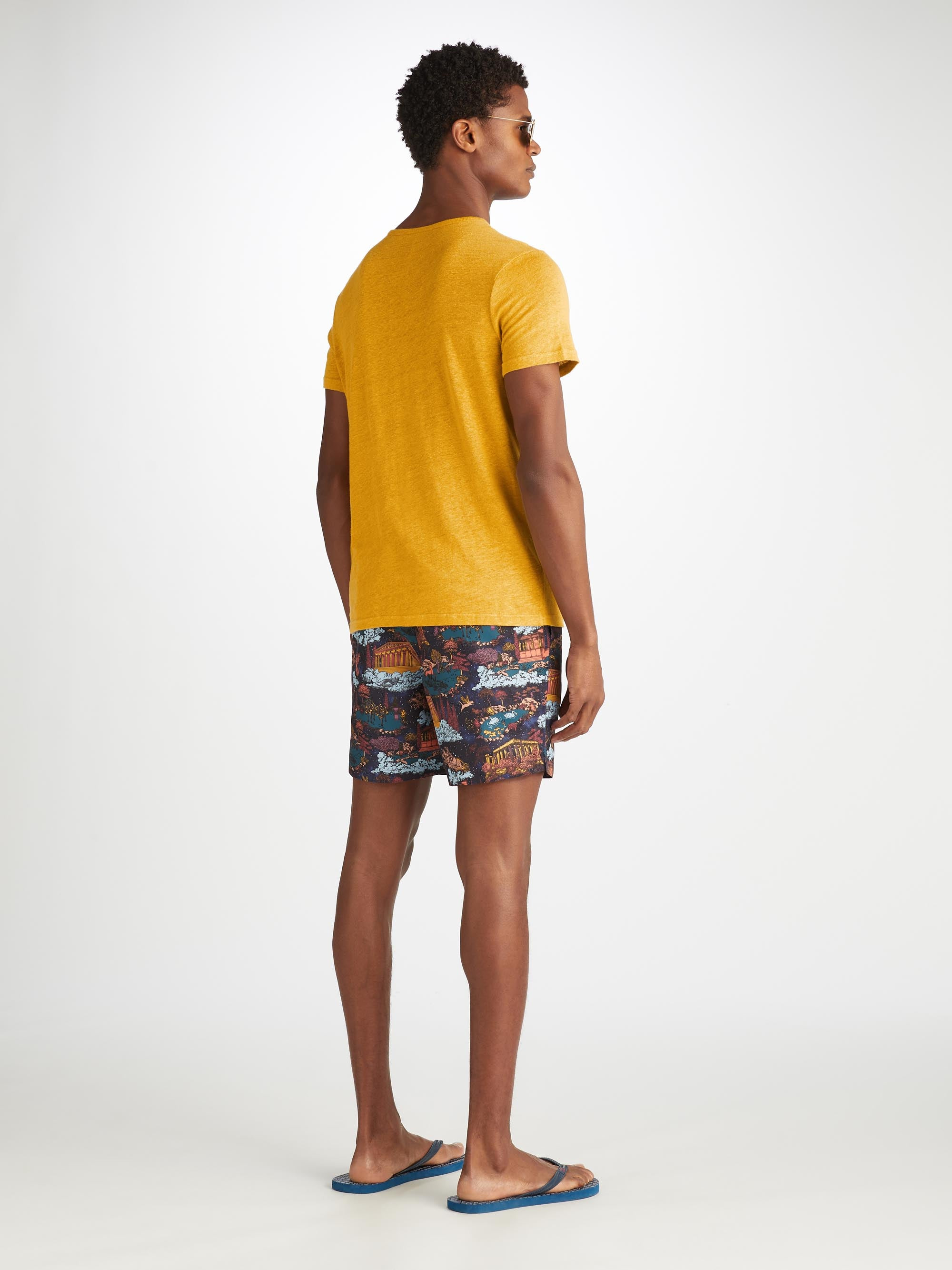 Men's T-Shirt Jordan Linen Mustard - 4