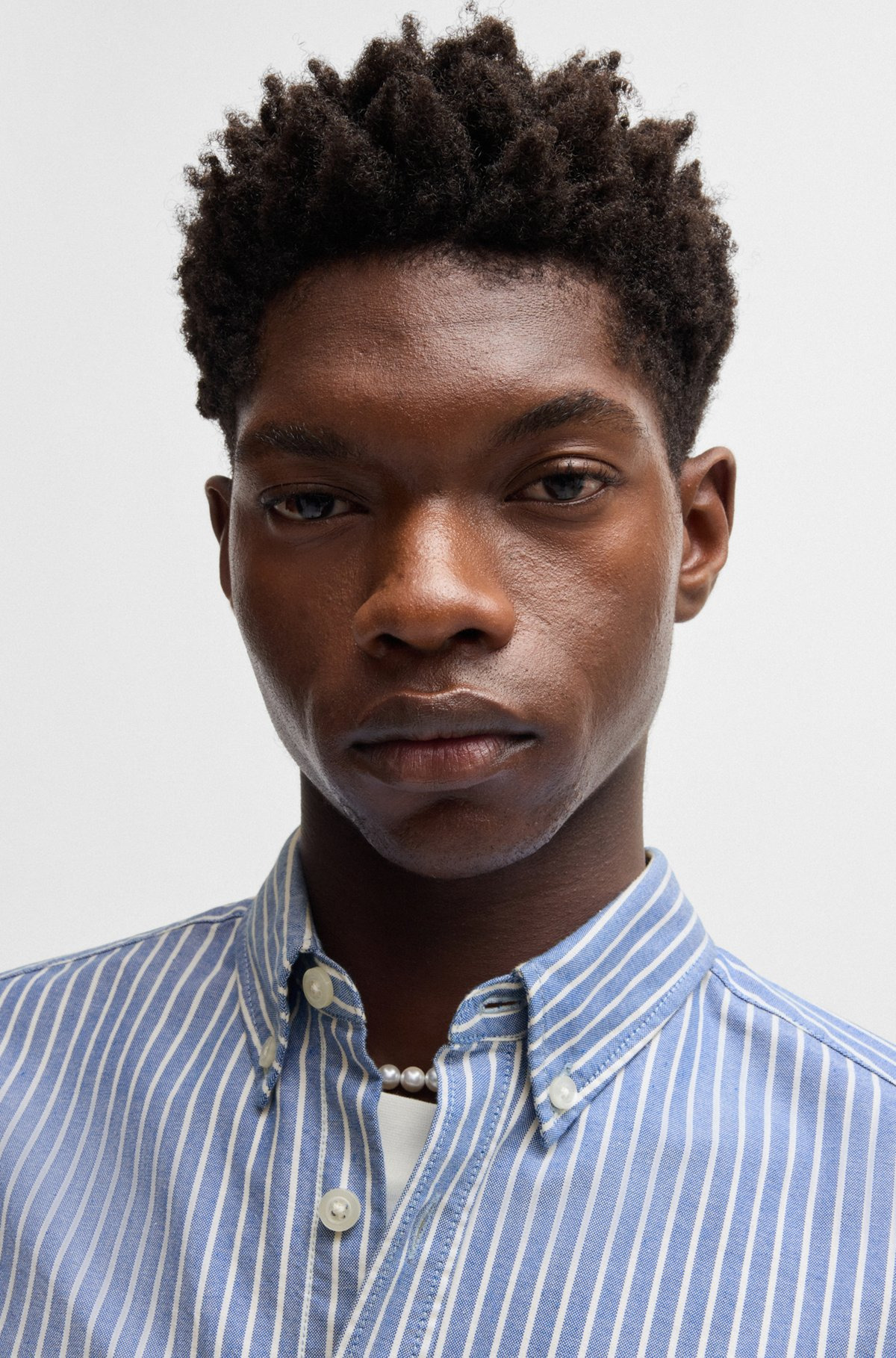 OVERSIZE-FIT BUTTON-DOWN SHIRT IN OXFORD COTTON - 3