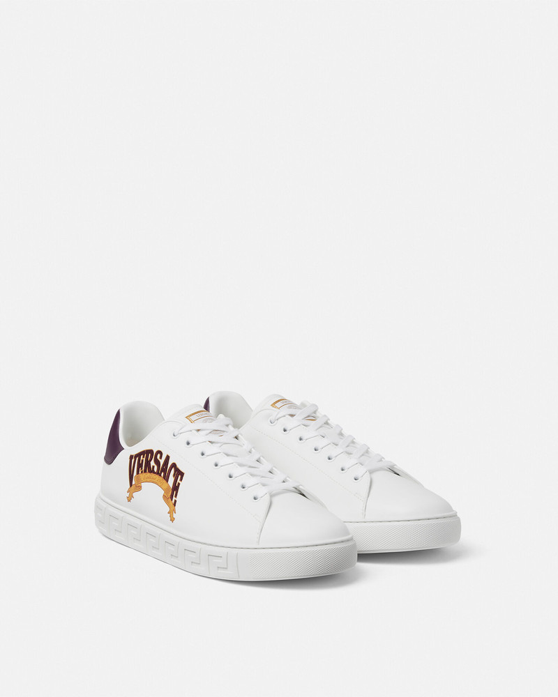 VERSACE Acanthus Varsity Greca Sneakers outlook