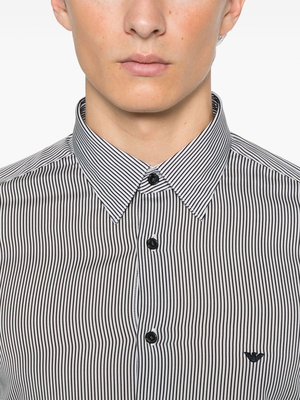 pinstripe shirt - 5