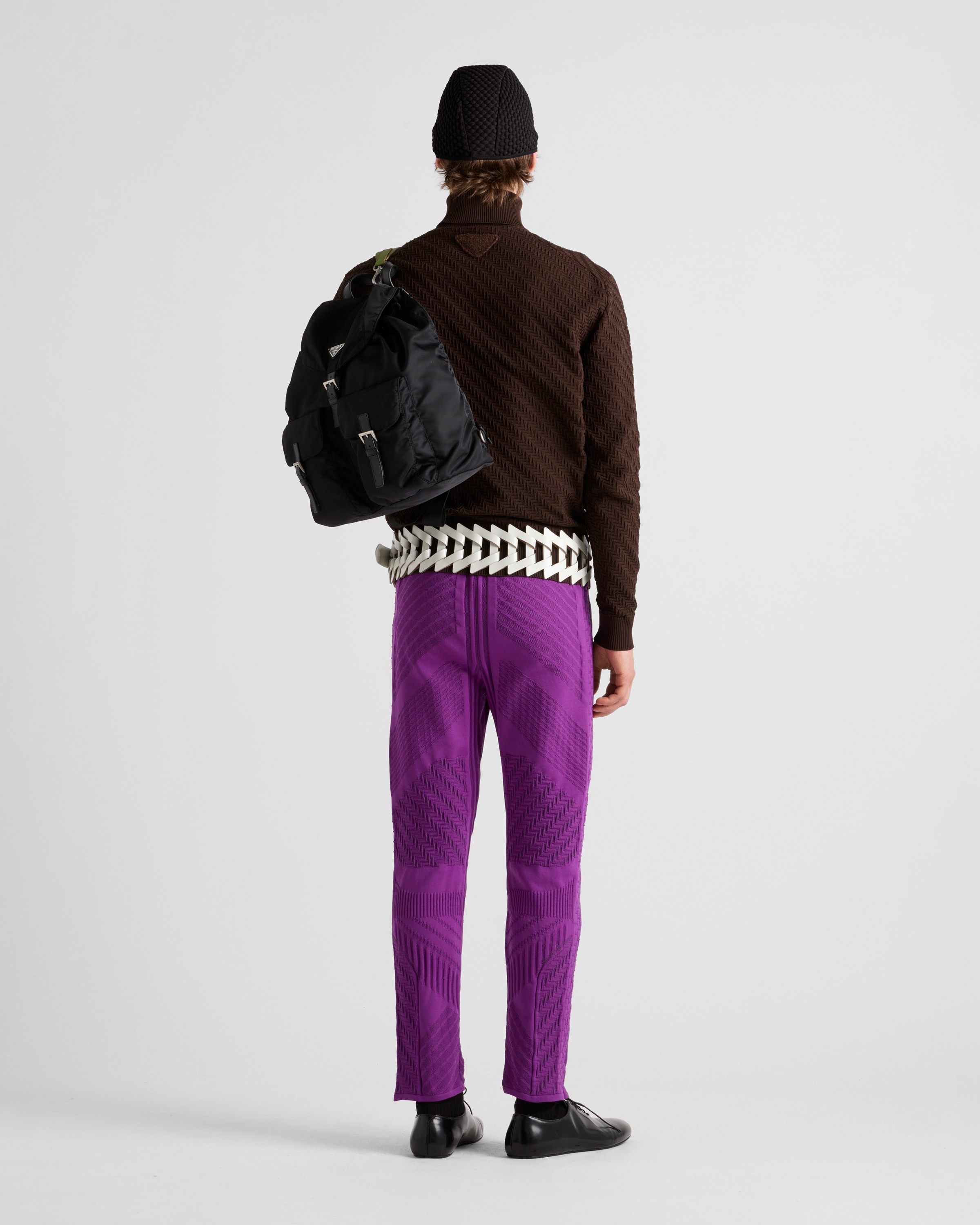 Re-Nylon turtleneck sweater - 5