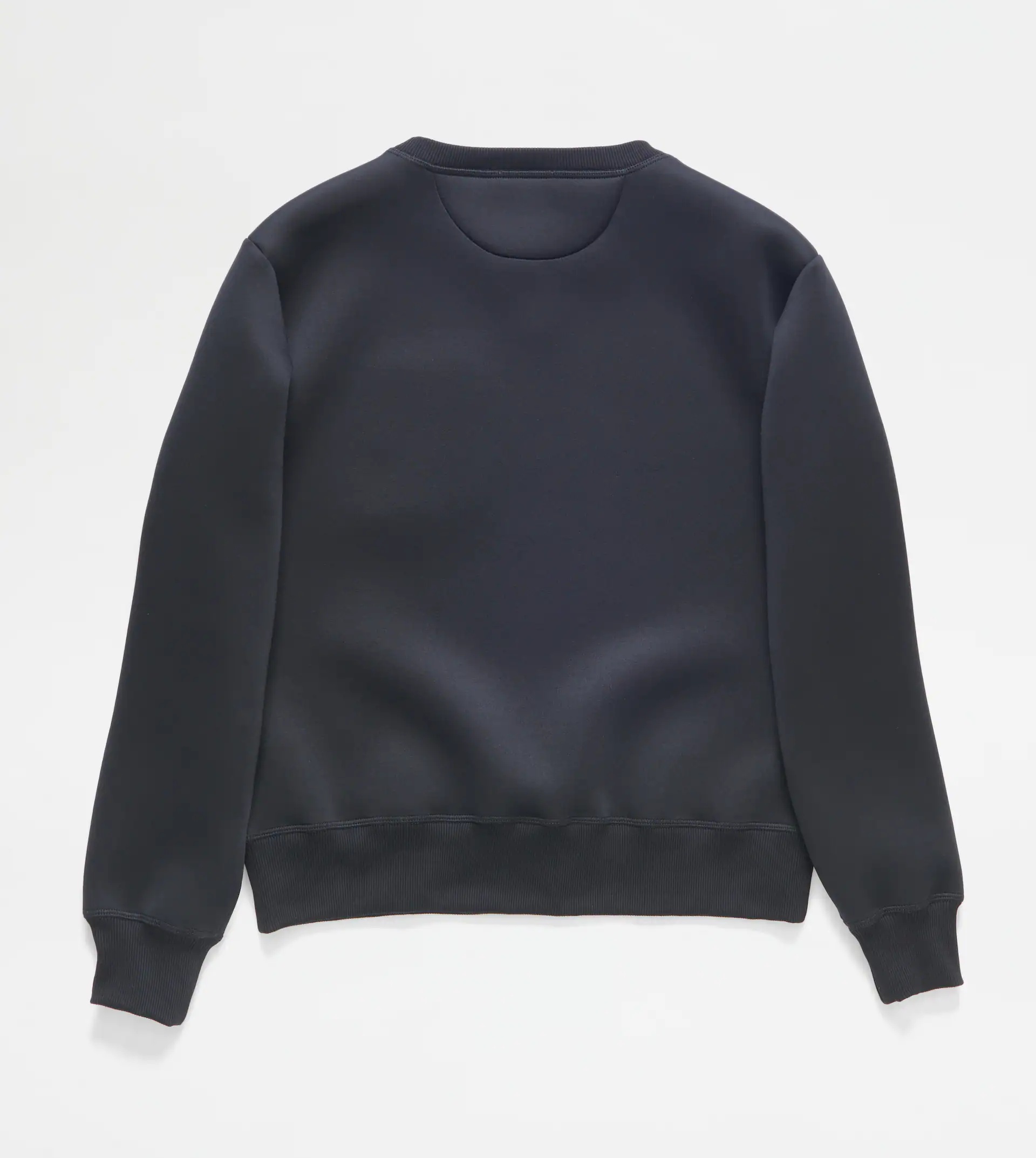 SWEATSHIRT IN SCUBA FABRIC - BLACK - 4