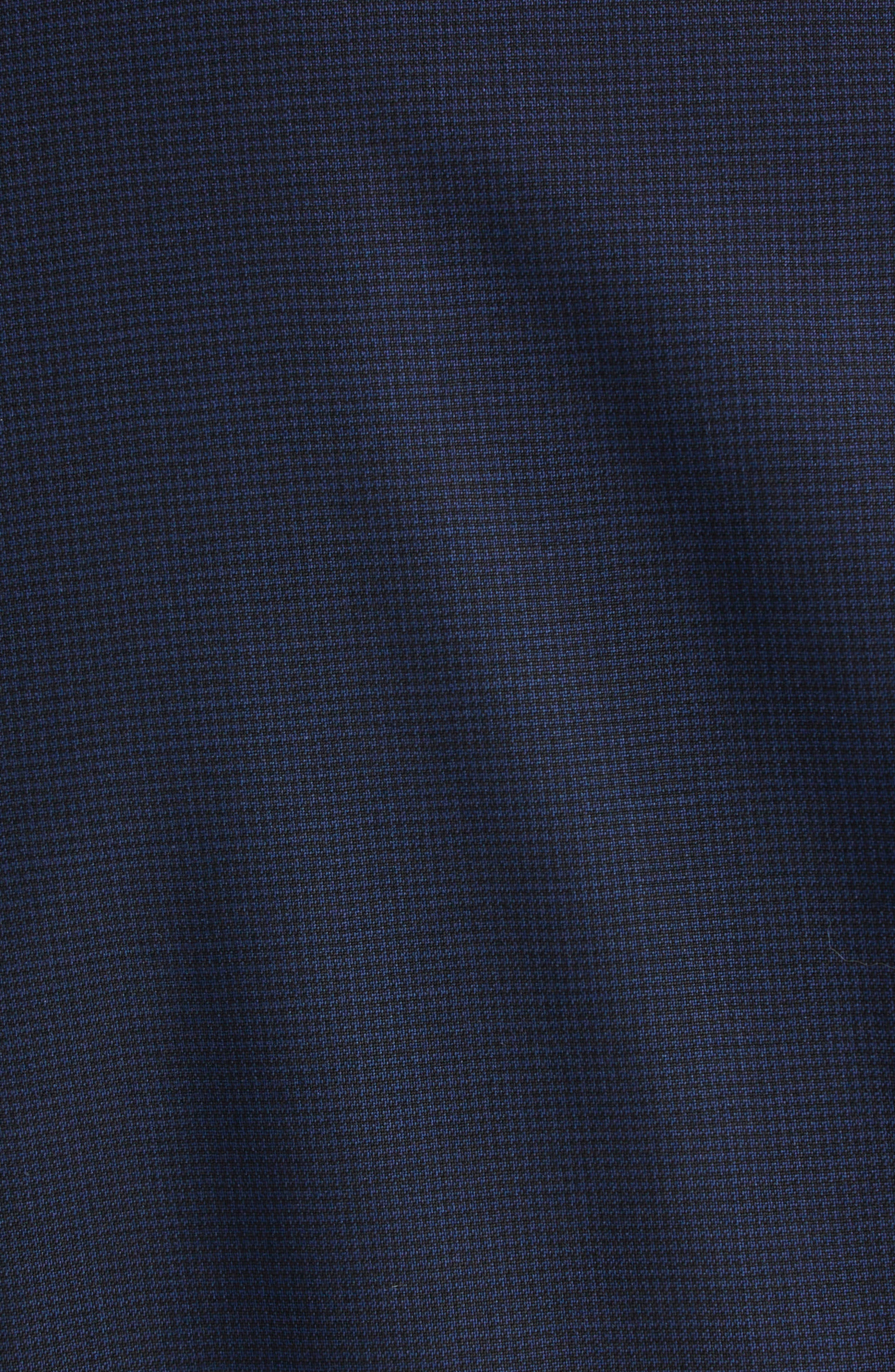 Crosshatch Stretch Wool Suit - 6