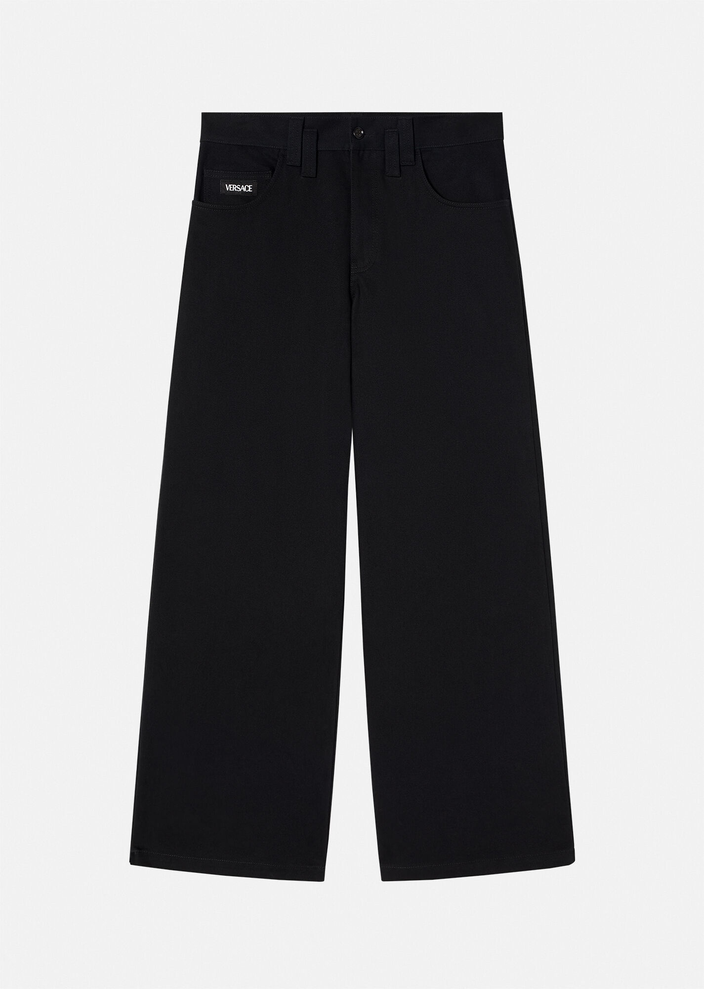 Greca Accent Oversized Pants - 1