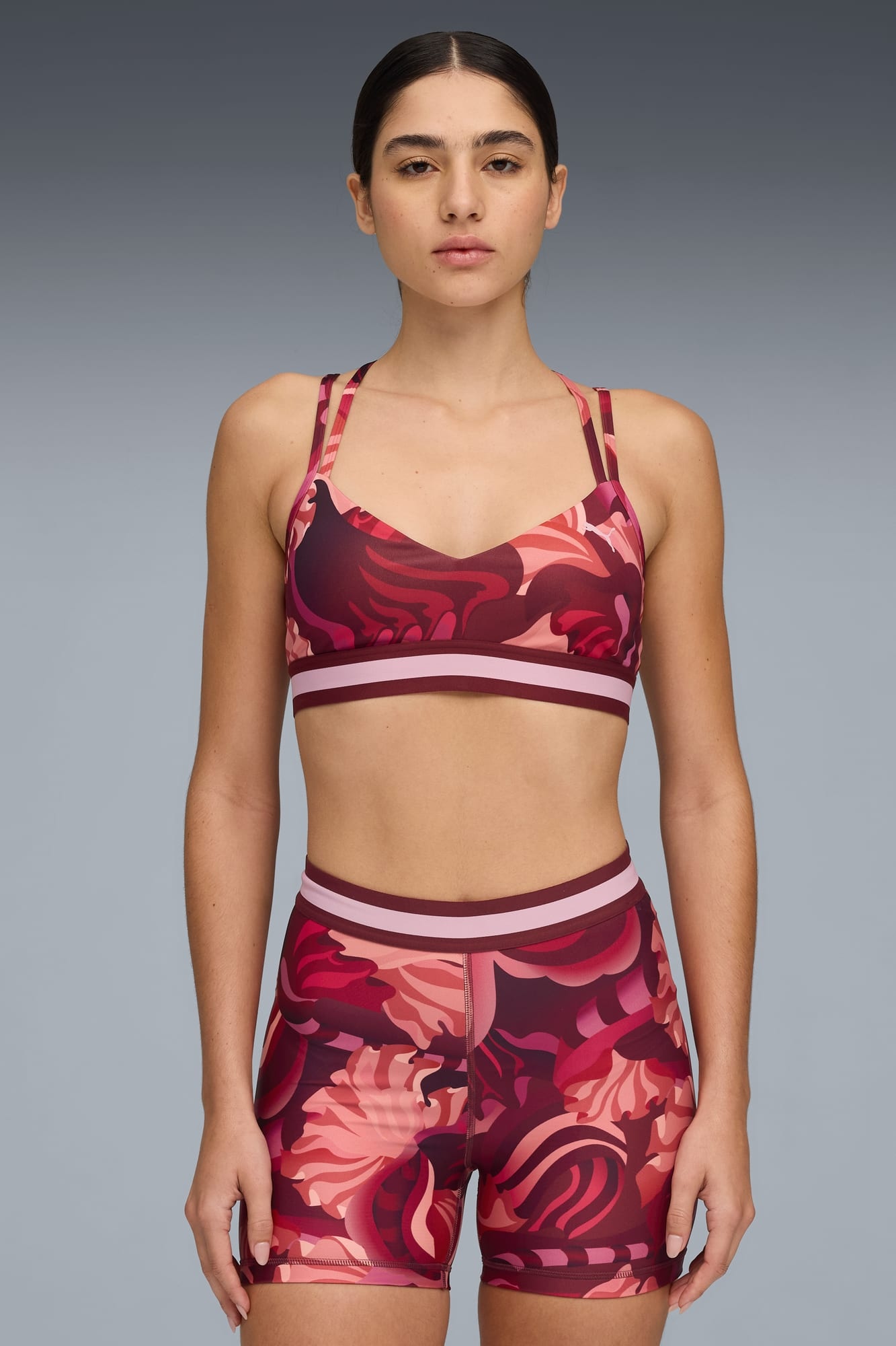FLORAL RIBBON Low-Support Bra - 3