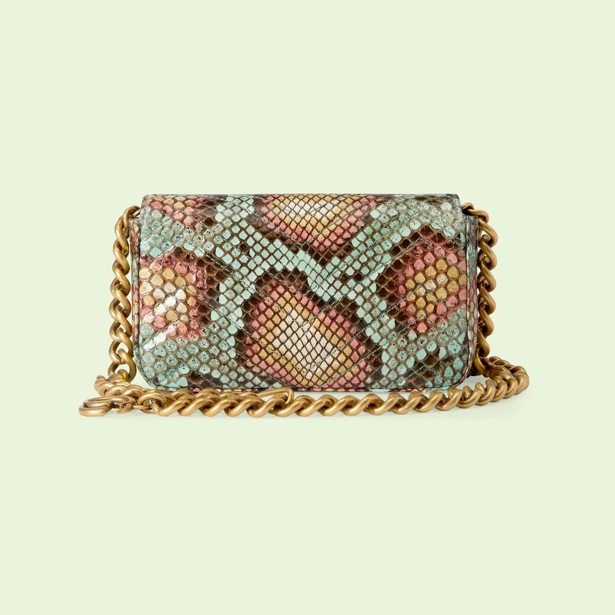 GG Marmont python belt bag - 7