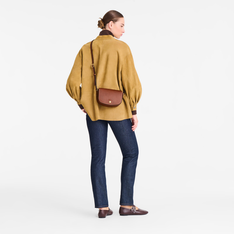 Longchamp Épure S Crossbody bag Brown - Leather outlook
