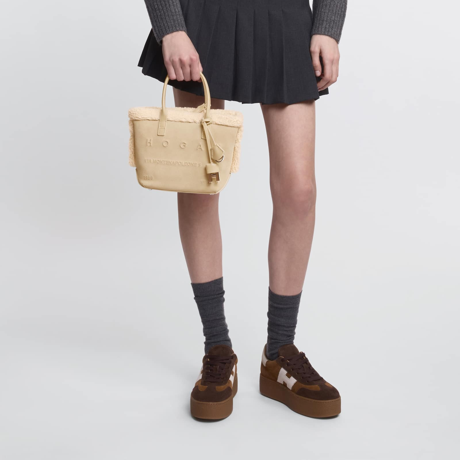 Hogan Script Shopping Bag Mini - 8