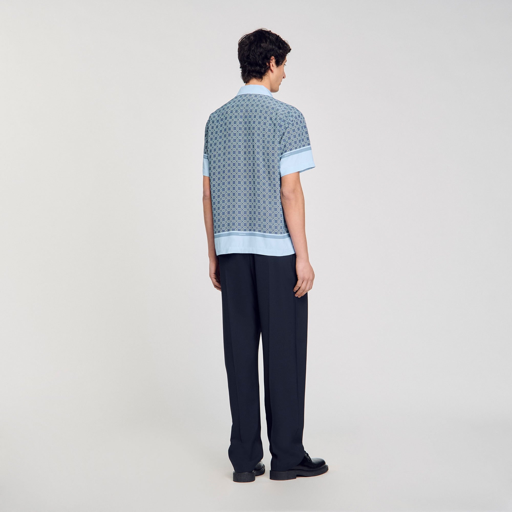 SHORT-SLEEVED PATTERNED SHIRT - 5