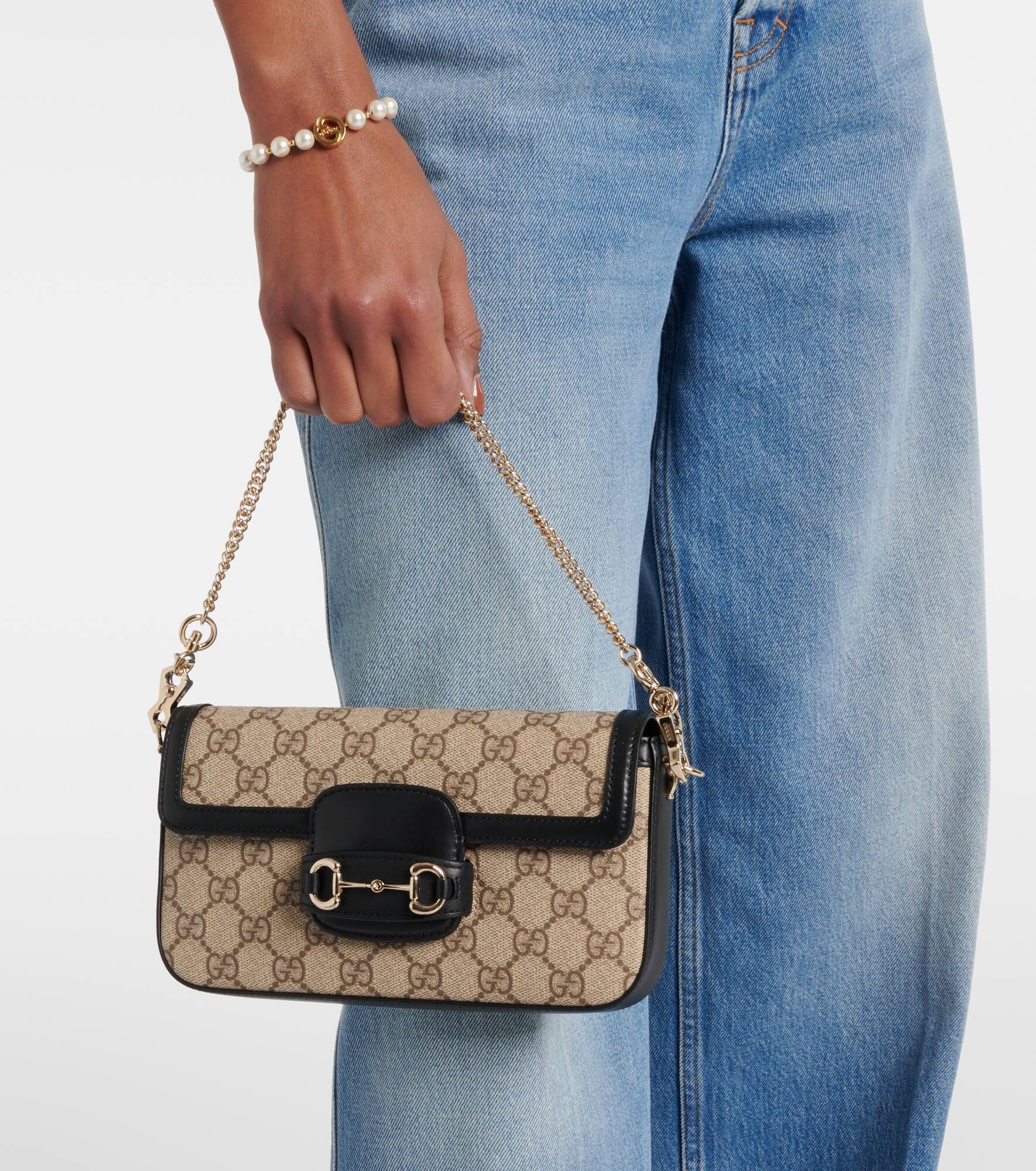 Gucci Horsebit 1955 Small shoulder bag - 7
