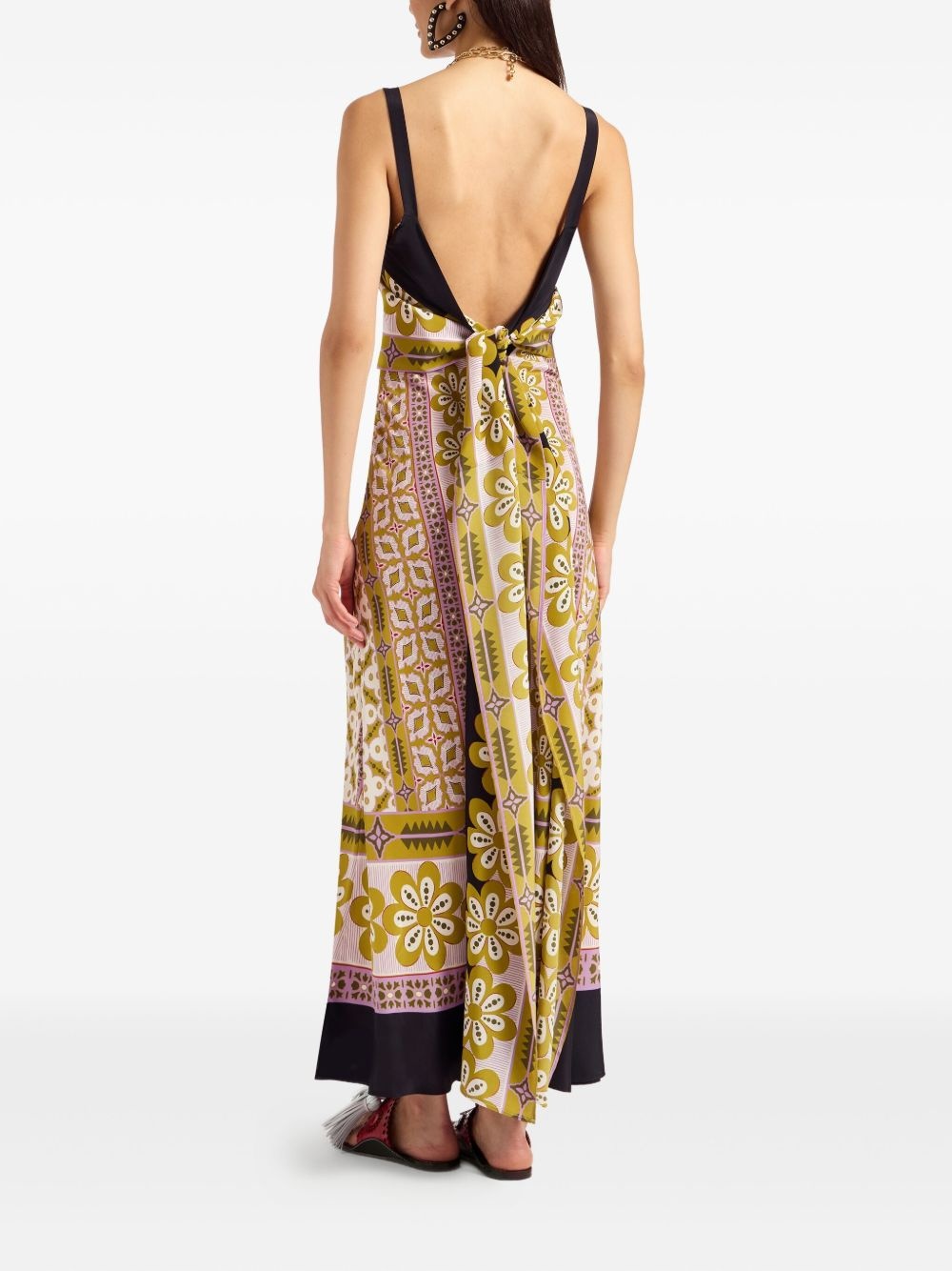 Slip-Around floral-print maxi dress - 4