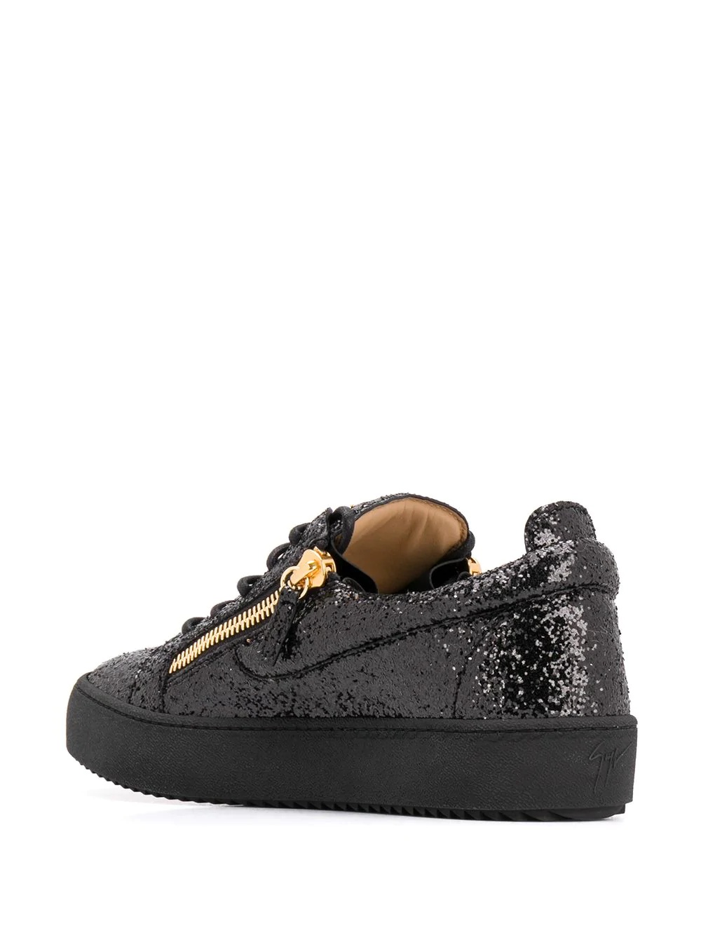 Kriss glitter low-top sneakers - 3