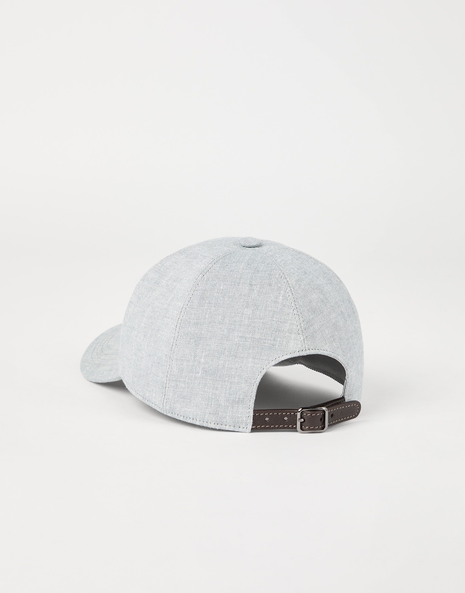ハット BRUNELLO CUCINELLI Sparkling linen canvas baseball cap with Baseball cap with logo for Woman in Cool Beige | Brunello