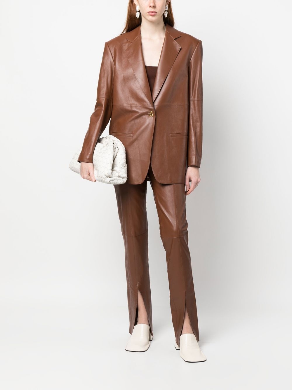 Elm lambskin trousers - 2
