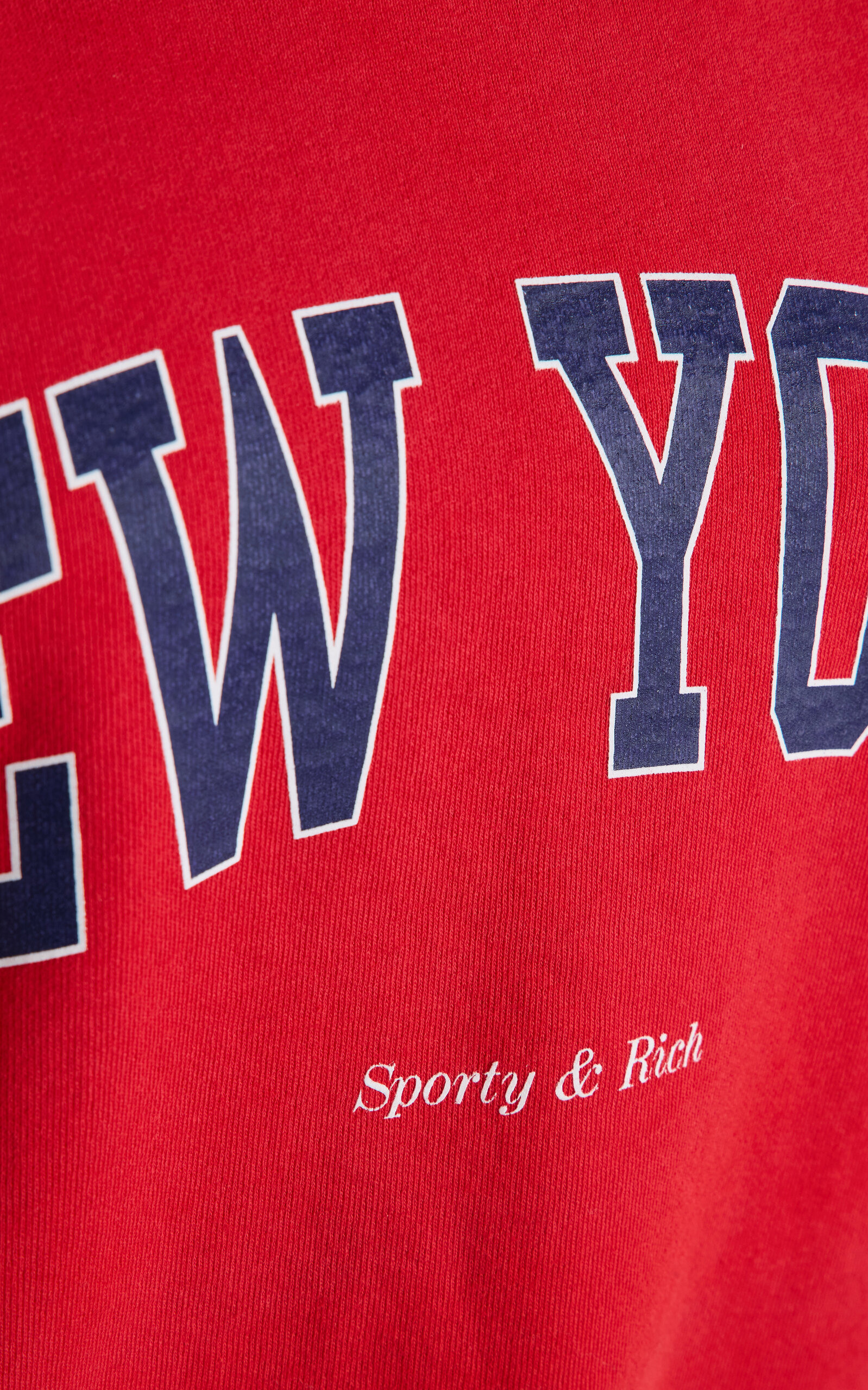 New York Cotton Ivy Sweatshirt red - 2
