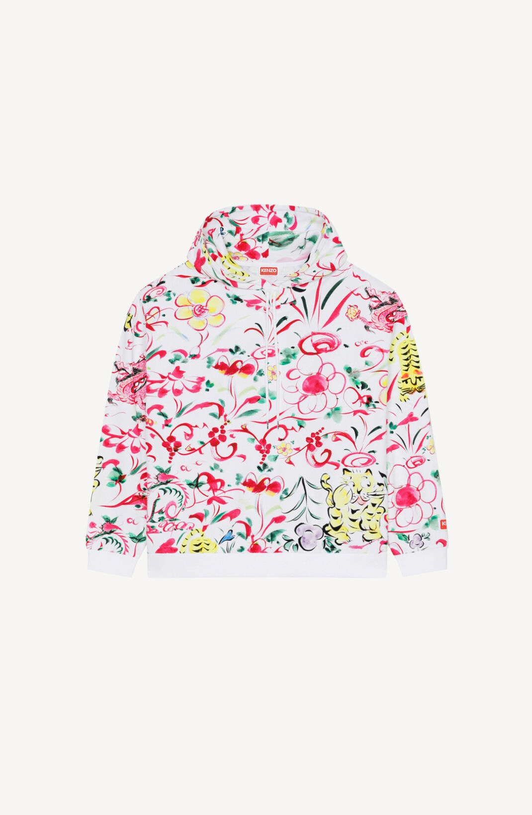 【送料関税込】Kenzo Weave Hooded Shirt KENZO Weave' hooded overshirt in cotton jacquard | Men's | KENZO