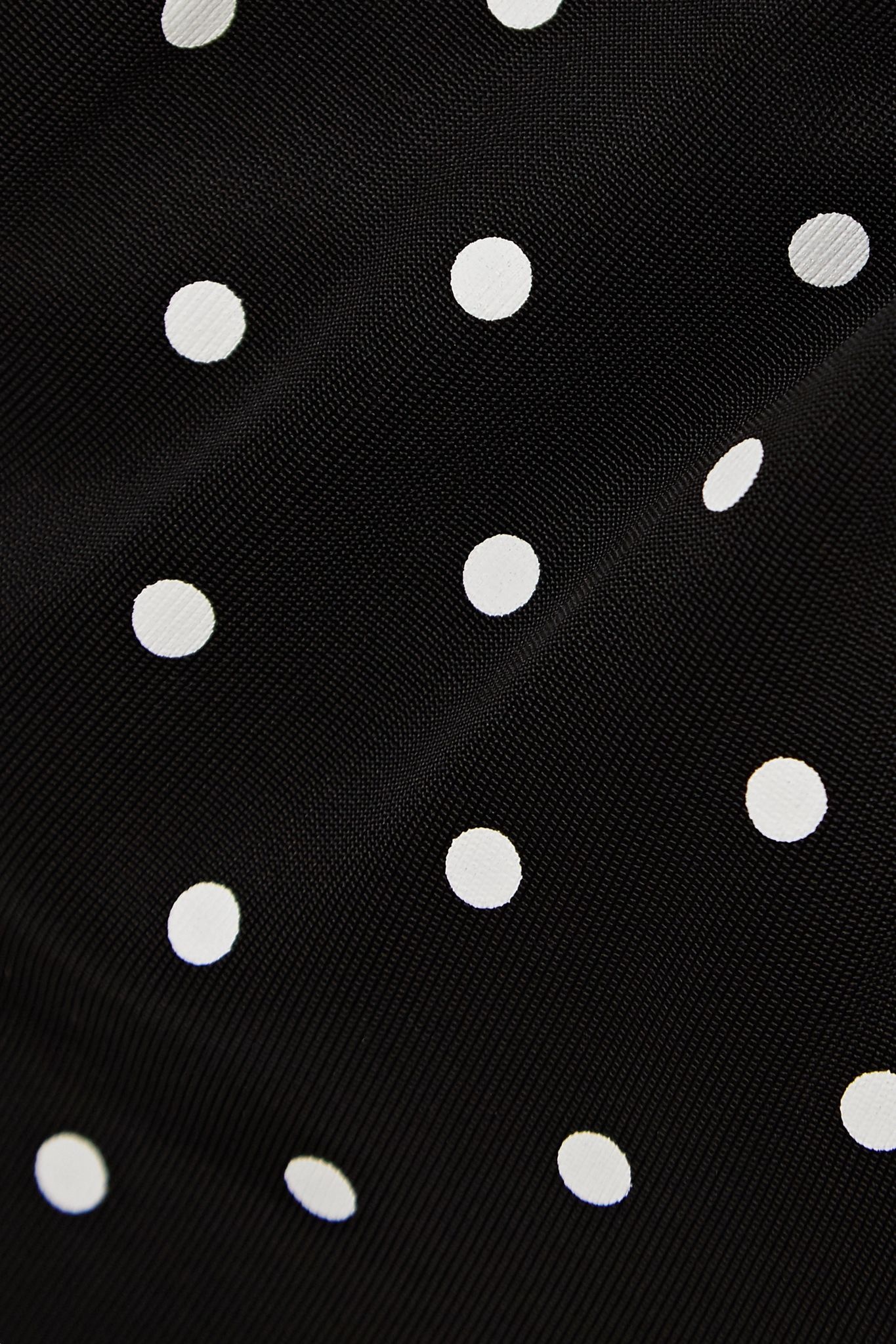 Cropped polka-dot stretch-knit top - 6