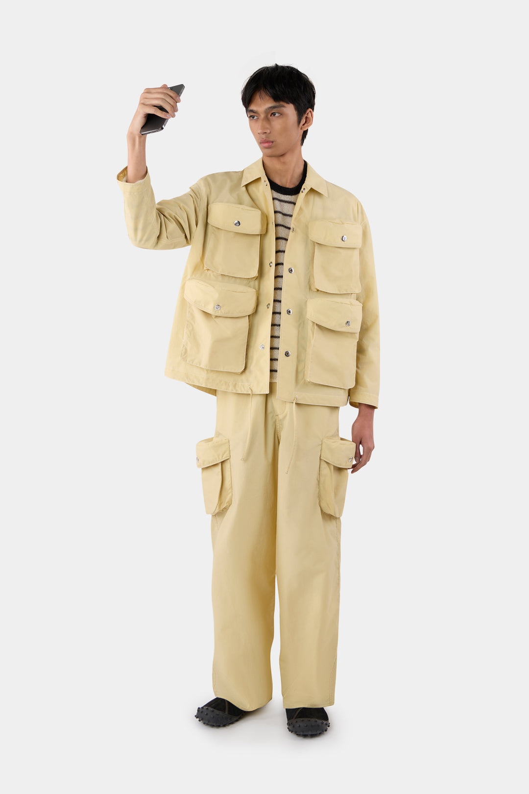 CARGO SHIRT / beige - 3