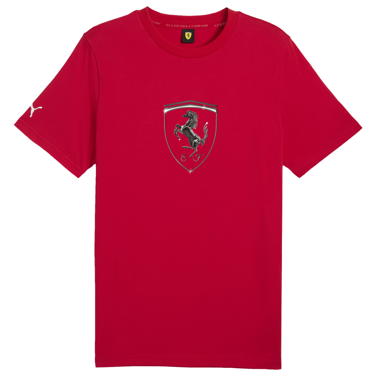 PUMA Mens PUMA Ferrari Race Tonal Big Shield T-Shirt - 1