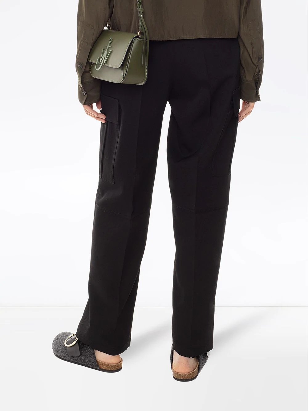 double hem cargo trousers - 4