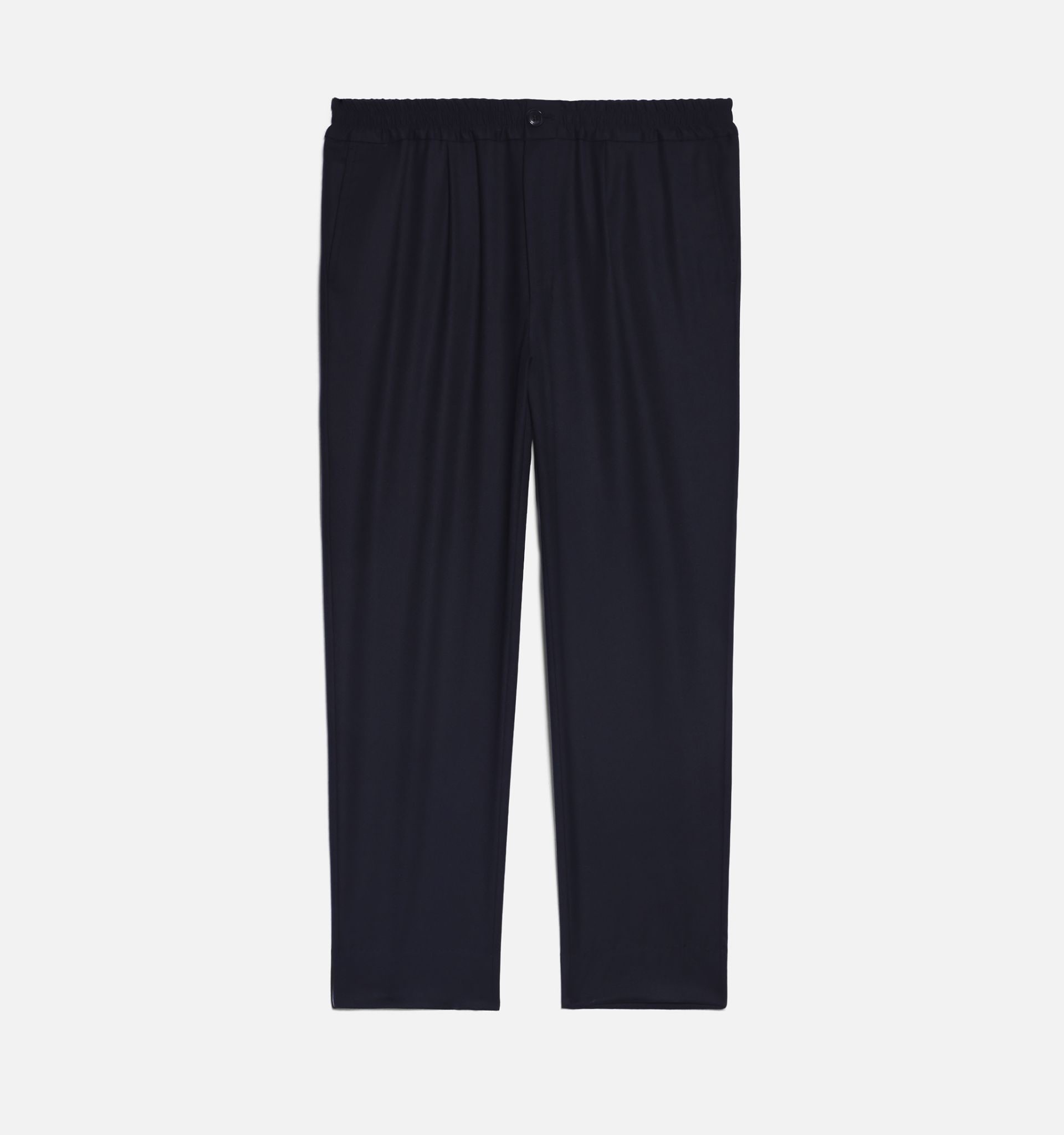 Elasticated Waist Cropped Fit Trousers - 2