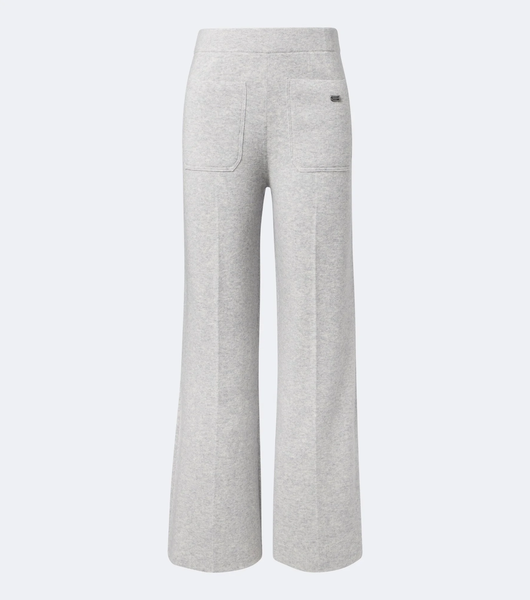 Wool and cashmere wide-leg pants - 1