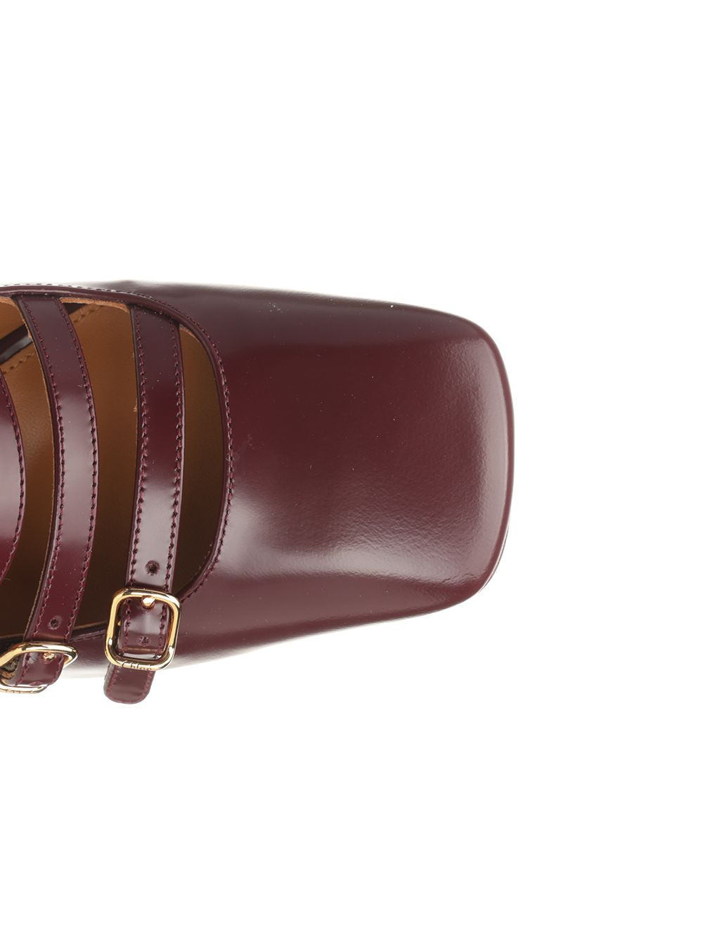 Janis Mary Jane Pumps Bordeaux - 4