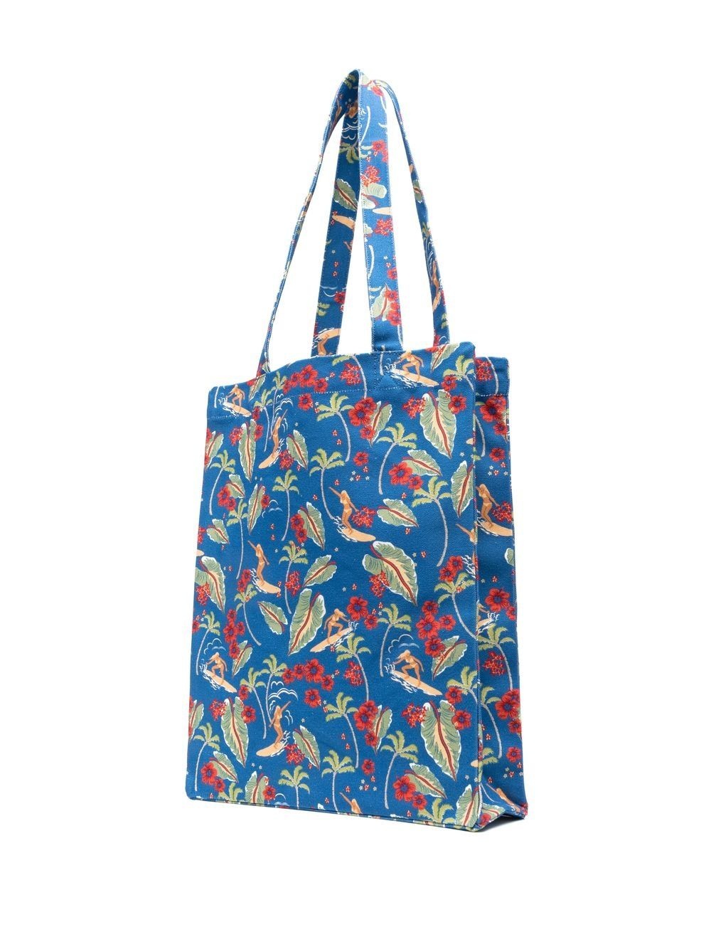 Lou Hawaiian-print tote bag - 3