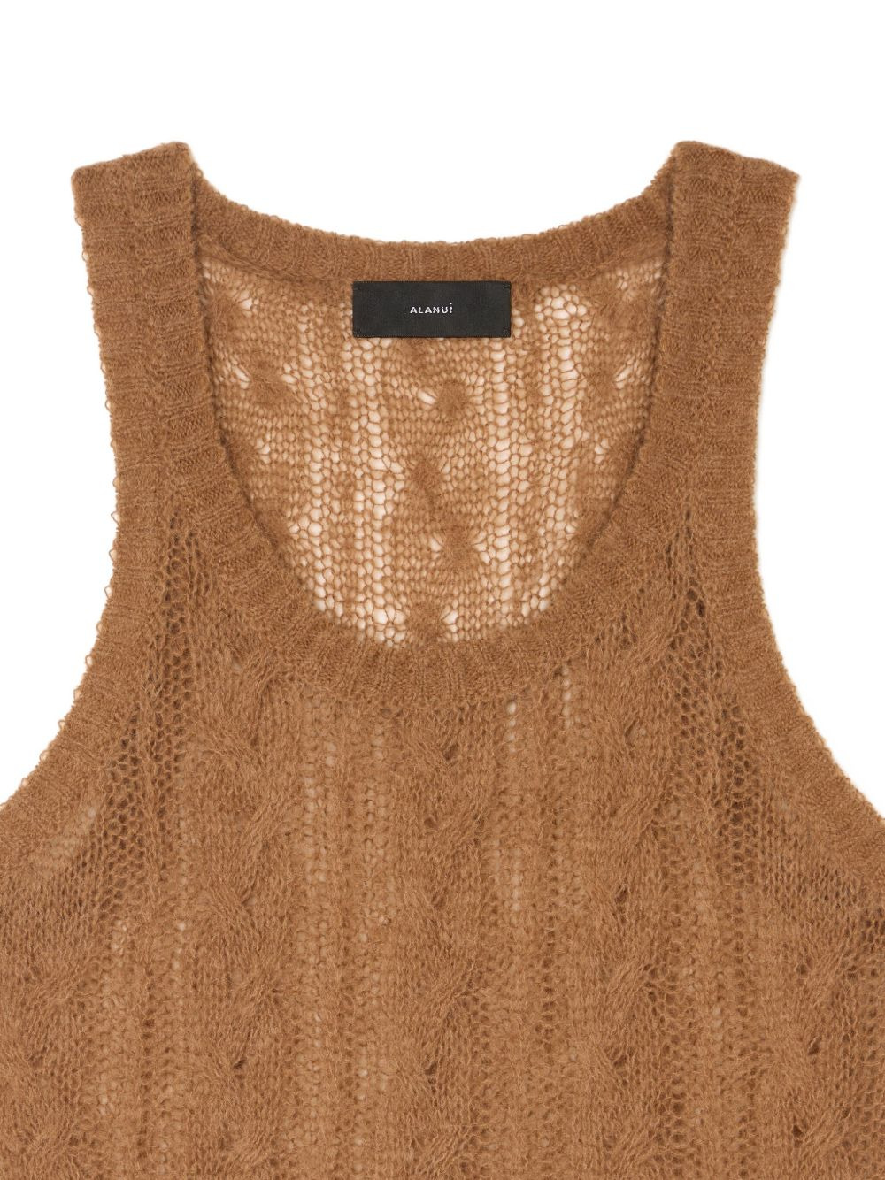 Desert Drift cable-knit tank top - 5