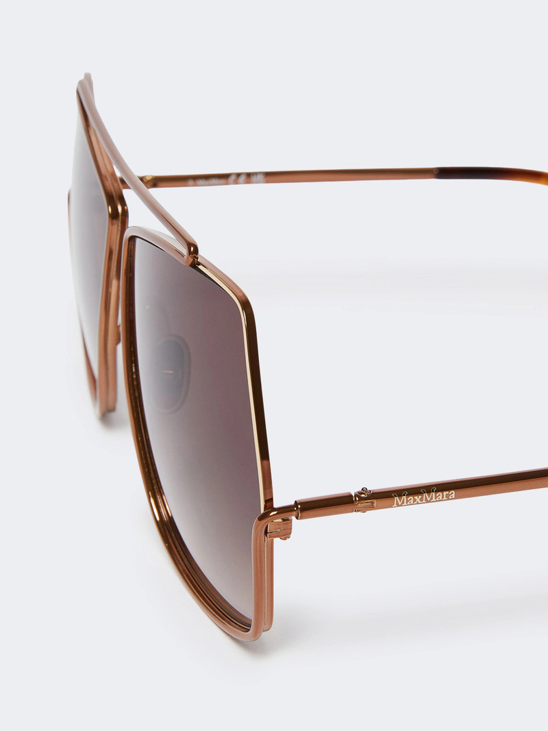 ELSA Geometric sunglasses - CAMEL 3