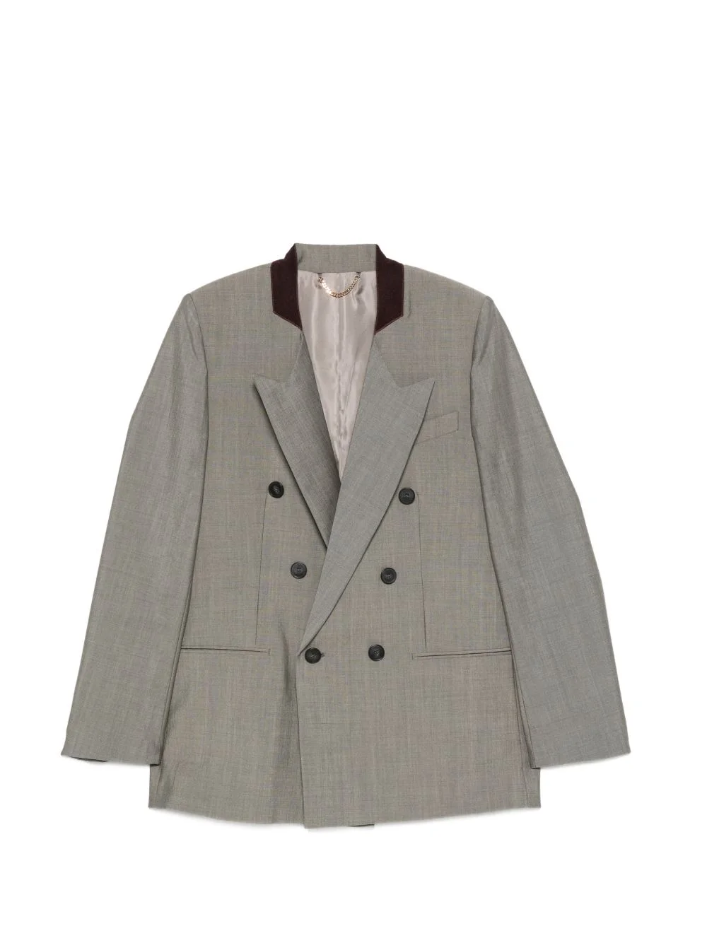 double-breasted peak-lapels blazer - 1