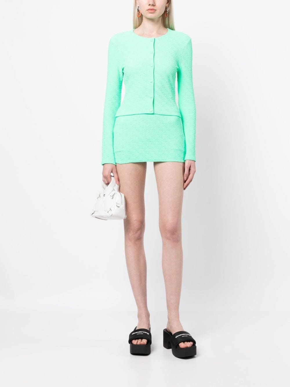 monogram-pattern mini shorts - 2